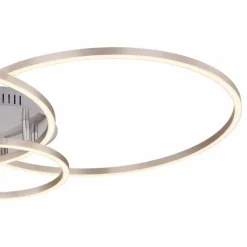 Luminaires Globo Lighting Éclairage Led|Plafonnier Globo MUNNI LED Nickel mat, 1 lumière