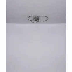 Luminaires Globo Lighting Éclairage Led|Plafonnier Globo MUNNI LED Nickel mat, 1 lumière