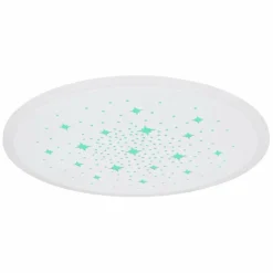 Luminaires Globo Lighting Éclairage Led|Plafonnier Globo MURPHY LED Blanc, 1 lumière, Télécommandes, Changeur de couleurs