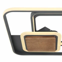 Luminaires Globo Lighting Éclairage Led|Plafonnier Globo NIRRA LED Noir, 1 lumière