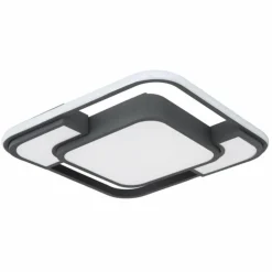 Luminaires Globo Lighting Éclairage Led|Plafonnier Globo NIRRA LED Noir, 1 lumière