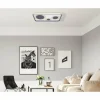 Luminaires Globo Lighting Éclairage Led|Plafonnier Globo NORA LED Noir, 1 lumière, Télécommandes