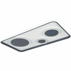 Luminaires Globo Lighting Éclairage Led|Plafonnier Globo NORA LED Noir, 1 lumière, Télécommandes