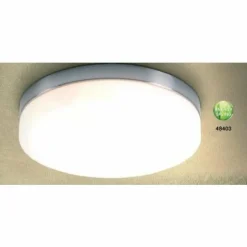 Luminaires Globo Lighting Plafonniers|Plafonnier Globo OPAL Acier inoxydable, Nickel mat, Blanc, 3 lumières
