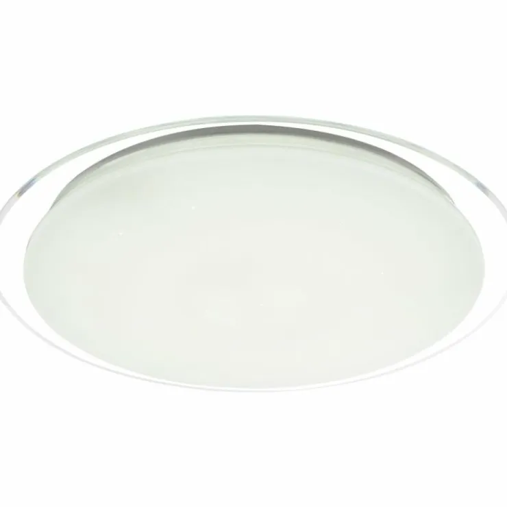 Luminaires Globo Lighting Éclairage Led|Plafonnier Globo Optima LED Blanc, 1 lumière, Télécommandes