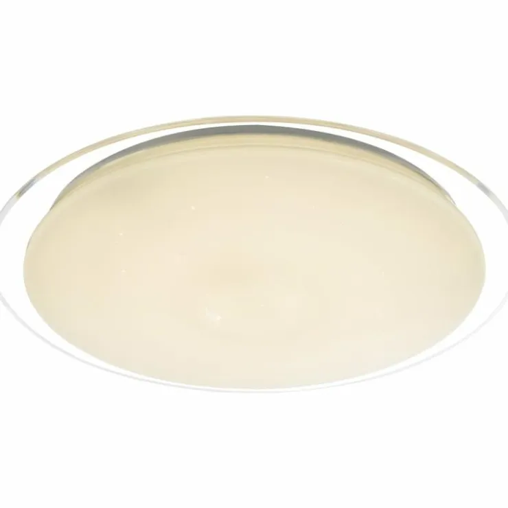 Luminaires Globo Lighting Éclairage Led|Plafonnier Globo Optima LED Blanc, 1 lumière, Télécommandes