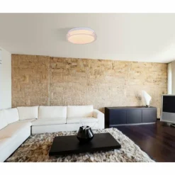 Luminaires Globo Lighting Éclairage Led|Plafonnier Globo OVI LED Blanc, 1 lumière