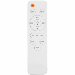 Luminaires Globo Lighting Éclairage Led|Plafonnier Globo PILLO LED Blanc, 1 lumière, Télécommandes