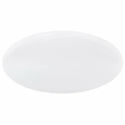 Plafonnier Globo RENA LED Blanc, 1 lumière, Télécommandes, Changeur de couleurs