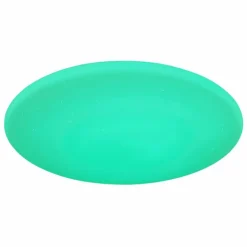Plafonnier Globo RENA LED Blanc, 1 lumière, Télécommandes, Changeur de couleurs