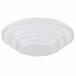 Plafonnier Globo RITA LED Blanc, 1 lumière, Télécommandes