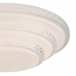 Plafonnier Globo RITA LED Blanc, 1 lumière, Télécommandes