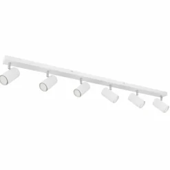 Luminaires Globo Lighting Spots Et Projecteurs|Plafonnier Globo ROBBY Blanc, 6 lumières