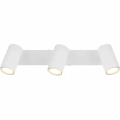 Luminaires Globo Lighting Spots Et Projecteurs|Plafonnier Globo ROBBY Chrome, Blanc, 3 lumières