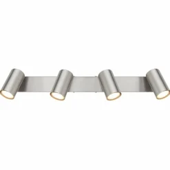 Luminaires Globo Lighting Spots Et Projecteurs|Plafonnier Globo ROBBY Nickel mat, 4 lumières