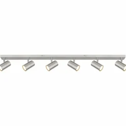 Luminaires Globo Lighting Spots Et Projecteurs|Plafonnier Globo ROBBY Nickel mat, 6 lumières
