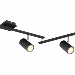 Luminaires Globo Lighting Plafonniers|Plafonnier Globo ROBBY Noir, 6 lumières