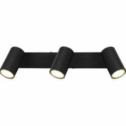 Luminaires Globo Lighting Spots Et Projecteurs|Plafonnier Globo ROBBY Noir, 3 lumières