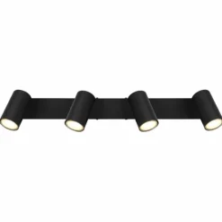 Luminaires Globo Lighting Spots Et Projecteurs|Plafonnier Globo ROBBY Noir, 4 lumières
