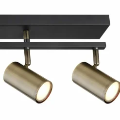 Luminaires Globo Lighting Spots Et Projecteurs|Plafonnier Globo ROBBY Noir, 5 lumières