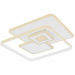 Luminaires Globo Lighting Éclairage Led|Plafonnier Globo RODERICK LED Blanc, 1 lumière, Télécommandes