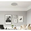 Luminaires Globo Lighting Éclairage Led|Plafonnier Globo RONDA LED Gris, 1 lumière, Télécommandes