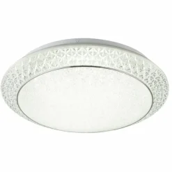 Luminaires Globo Lighting Éclairage Led|Plafonnier Globo RONJA LED Blanc, 1 lumière, Télécommandes