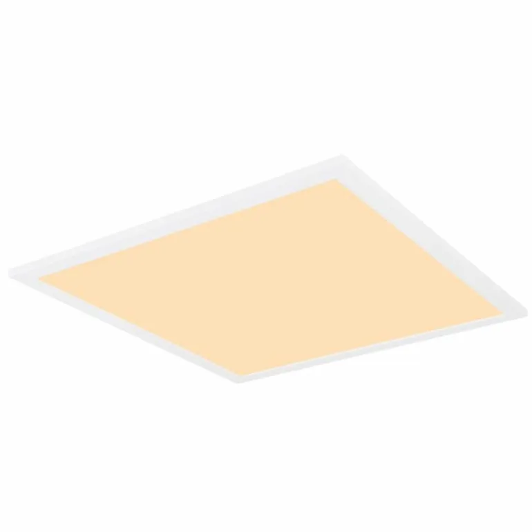Plafonnier Globo ROSI LED Blanc, 1 lumière, Télécommandes, Changeur de couleurs
