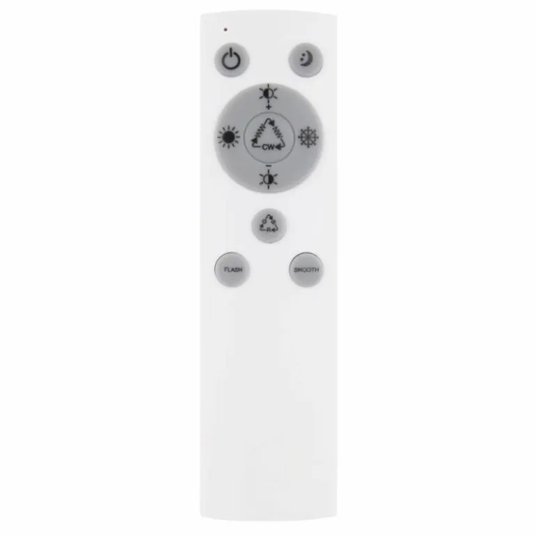 Plafonnier Globo ROSI LED Blanc, 1 lumière, Télécommandes, Changeur de couleurs