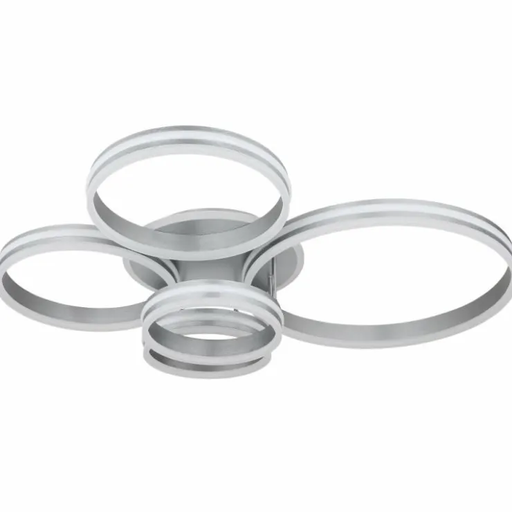 Luminaires Globo Lighting Éclairage Led|Plafonnier Globo RUBIO LED Gris, 1 lumière, Télécommandes