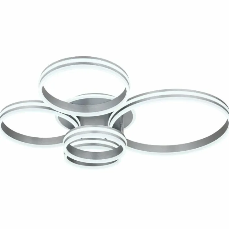 Luminaires Globo Lighting Éclairage Led|Plafonnier Globo RUBIO LED Gris, 1 lumière, Télécommandes