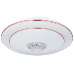 Plafonnier Globo SANTINA LED Blanc, 1 lumière, Télécommandes