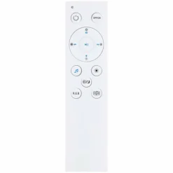 Plafonnier Globo SANTINA LED Blanc, 1 lumière, Télécommandes