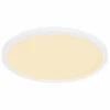 Luminaires Globo Lighting Éclairage Led|Plafonnier Globo SAPANA LED Blanc, 1 lumière