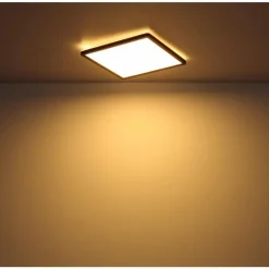 Luminaires Globo Lighting Éclairage Led|Plafonnier Globo SAPANA LED Noir, 1 lumière