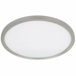 Luminaires Globo Lighting Éclairage Led|Plafonnier Globo SAPANA LED Nickel mat, Blanc, 1 lumière