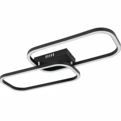 Luminaires Globo Lighting Éclairage Led|Plafonnier Globo SILLA LED Noir, 1 lumière