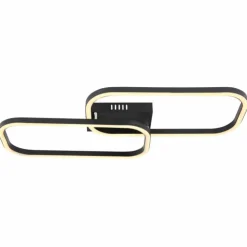 Luminaires Globo Lighting Éclairage Led|Plafonnier Globo SILLA LED Noir, 1 lumière
