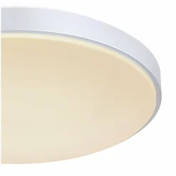 Luminaires Globo Lighting Éclairage Led|Plafonnier Globo SONNY LED Argenté, Blanc, 1 lumière, Télécommandes