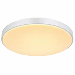 Luminaires Globo Lighting Éclairage Led|Plafonnier Globo SONNY LED Argenté, Blanc, 1 lumière, Télécommandes
