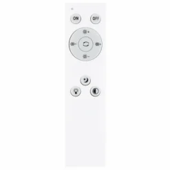 Luminaires Globo Lighting Éclairage Led|Plafonnier Globo SONNY LED Argenté, Blanc, 1 lumière, Télécommandes