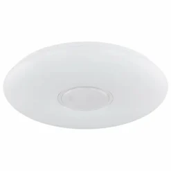 Luminaires Globo Lighting Éclairage Led|Plafonnier Globo SULLY LED Blanc, 1 lumière, Télécommandes, Changeur de couleurs