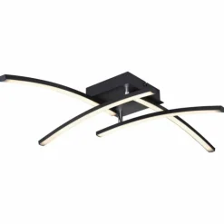 Luminaires Globo Lighting Éclairage Led|Plafonnier Globo TANSY I LED Noir, 1 lumière