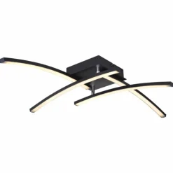 Luminaires Globo Lighting Éclairage Led|Plafonnier Globo TANSY I LED Noir, 1 lumière
