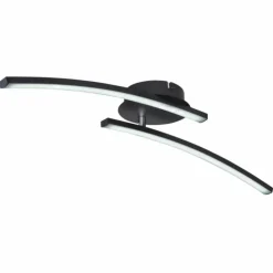 Luminaires Globo Lighting Éclairage Led|Plafonnier Globo TANSY LED Noir, 1 lumière