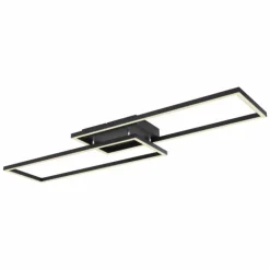 Luminaires Globo Lighting Éclairage Led|Plafonnier Globo TATJANA LED Noir, 1 lumière