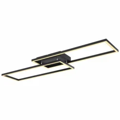 Luminaires Globo Lighting Éclairage Led|Plafonnier Globo TATJANA LED Noir, 1 lumière