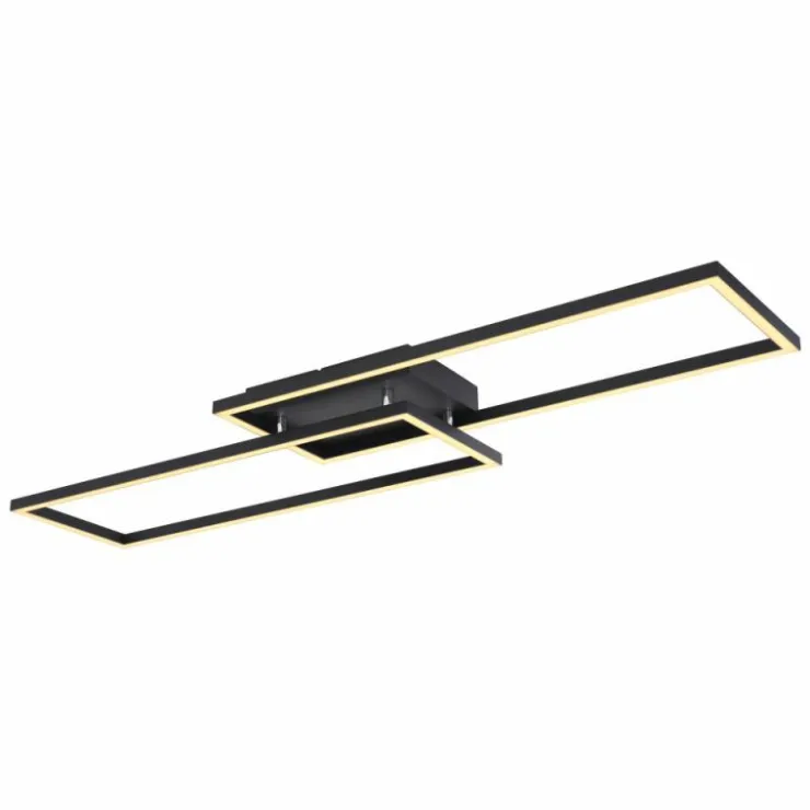 Luminaires Globo Lighting Éclairage Led|Plafonnier Globo TATJANA LED Noir, 1 lumière