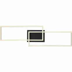 Luminaires Globo Lighting Éclairage Led|Plafonnier Globo TATJANA LED Noir, 1 lumière, Télécommandes