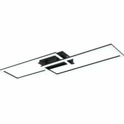 Luminaires Globo Lighting Éclairage Led|Plafonnier Globo TATJANA LED Noir, 1 lumière, Télécommandes